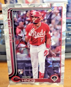 2025 Topps Diamante Rece Hinds #217 Cincinnati Reds Rookie Parallel - Picture 1 of 2