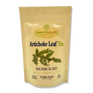 Té de hoja de alcachofa de Palm Beach Herbals | 30 quilates, sin cafeína - Imagen 1 de 4