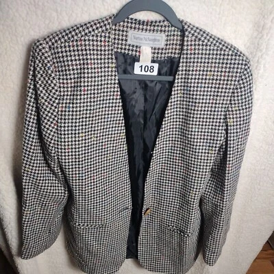 Norton McNaughton Jacket Womans 8 Plaid Multicolor Dress Coat - Image 1 of 4