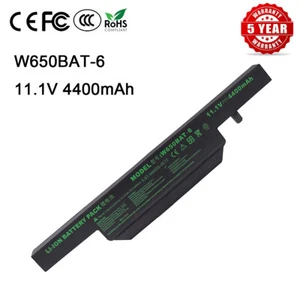 Batería 4400mAh W650BAT-6 para CLEVO 6-87-W650S W650SJ W670RC W651SF W650SF W650RZ1 - Imagen 1 de 7