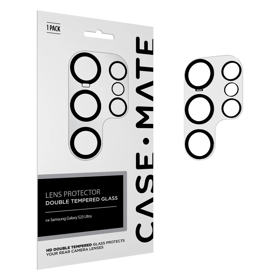 Case-Mate Samsung Galaxy S23 Ultra Camera Lens Protector - Ultra High Clarity - Image 1 of 4