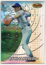 RYNE SANDBERG 1997 BOWMAN'S BEST #8 REFRACTOR CHICAGO CUBS SP MINT RARE