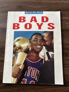 1988-89 Detroit Free Press Detroit Pistons Bad Boys Commemorative Yearbook NBA! - Picture 1 of 6