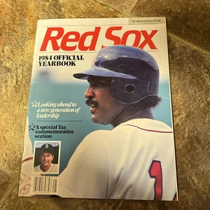 RED SOX 1984 OFFIZIELLES JAHRBUCH Jim Rice Carl Yastrzemski Roger Clemens - Bild 1 von 3