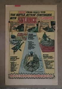 SGT Rock Battle Action Playsets By Remco Toys Vintage Print Ad (JA685 - Picture 1 of 1