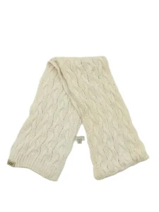 UGG Women's Scarf Cream Cotton with Nylon, Silk, Viscose Rectangle Scarf - Picture 1 of 7