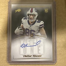 2023 Luminance Dalton Kincaid RC Rookie Year One Signatures Bills On Card Auto