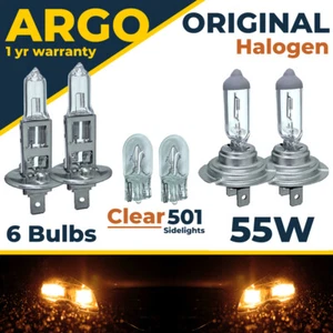 Fits Vauxhall Insignia 55w Halogen Headlight Original Side Light Bulbs 2008-2016 - Picture 1 of 8