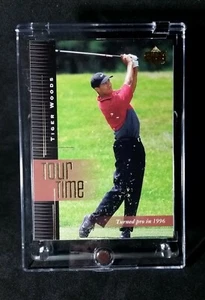 TIGER WOODS RC 2001 UPPER DECK TOUR TIME #176 ROOKIE SUBSET CARD - HIGH GRADE - Picture 1 of 3