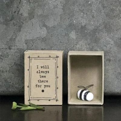 Abeja Matchbox - I Will Always Bee There For You - Porcelana Blanca del Este de la India  Foto 1 de 4
