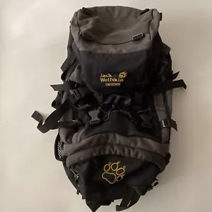 Jack Wolfskin Diogenes Backpacking Trekking Pre Owned Black Hiking - Picture 1 of 15