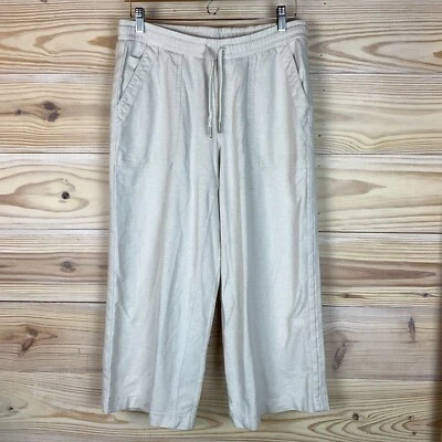 Pantalones cortos anchos jaspeados Athleta Farallon 10 cordón marfil Foto 1 de 4