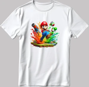 Camiseta Super Mario manga corta para hombre y mujer N211 - Imagen 1 de 4