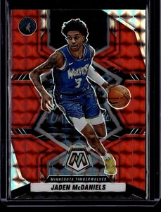 2021-22 Panini Mosaik JADEN MCDANIELS rotes Mosaik #17 Minnesota Timberwolves - Bild 1 von 2