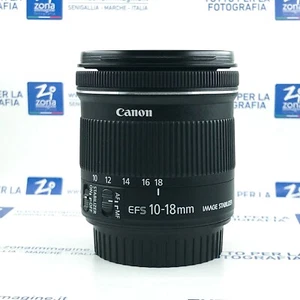 Obiettivo CANON EF-S 10-18 mm f4.5-5.6 IS STM GARANZIA USATO - Foto 1 di 3