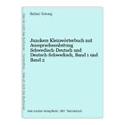 Junckers Kleinwörterbuch Mit Ausspracheanleitung Schwedisch-Deutsch Und Deutsch-