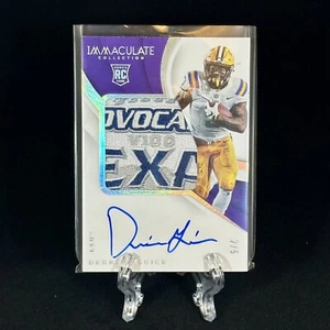 2018 Immaculate #107 DERRIUS GUICE RPA Rookie Auto ADVOCARE TEXAS BOWL /5 Patch - Picture 1 of 4