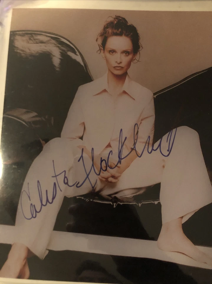 Calista Flockhart Signed 8 X 10 In Person - Image 1 of 1