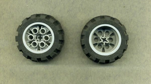Lego-- 20 x 30 -- Räder -- Reifen -- Mit Felge -- Grau/MDStone -- 2 Stück -- - Picture 1 of 1