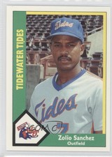 1990 CMC AAA Tidewater Tides Green Backs Zoilo Sanchez Zolio Sanchez #26