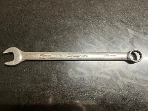 Snap On 15 mm 12-Punkt metrisch Kombi-Schraubenschlüssel OEXM150B - Bild 1 von 3