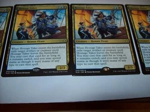 MTG - 4X Hostage Taker X4 - Ixalan - Rare - Playset Free Shipping With Tracking - Picture 1 of 4