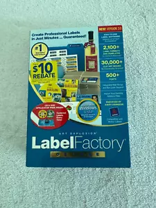 Nova Development Art Explosion Label Factory Deluxe 3.0 - Win 98/NT/2000/Me/XP - Picture 1 of 2
