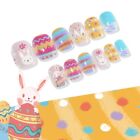 Press On Nail For Kid Easter Nails Full Cover Cute Rabbit Nail Decal