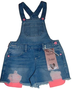 ~NWT Girls SQUEEZE Overall Shorts! Size 8 Super Cute FS:)~ - Picture 1 of 2