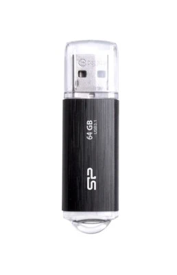Silicon Power 64GB Blaze B02 USB3.1 Flash Drive SP064GBUF3B02V1K - Black - Image 1 of 2