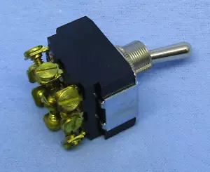 Philmore 30-10241 3PDT ON-ON Heavy Duty Bat Handle Toggle Switch 17A@125V AC - Picture 1 of 1