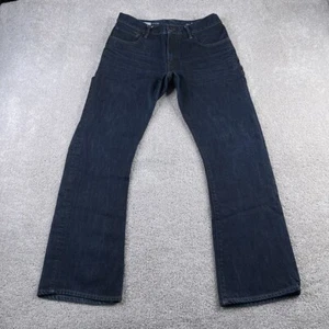 Gap Jeans Mens 31x30 Blue Bootcut Low Rise Dark Wash Ringspun Denim - Picture 1 of 13