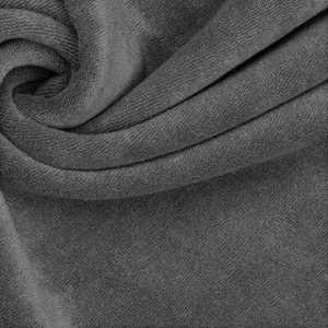 Stretch Cotton Terry Towelling Fabric Material - DARK GREY - Picture 1 of 3