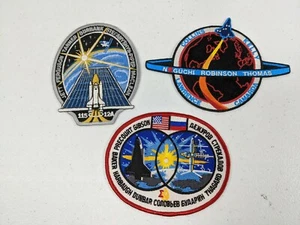 Lot of 3 Nasa Space shuttle Embroidered Patch Collectable  - Picture 1 of 5