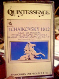Tchaikovsky 1812 Overture Cassette 1990 Quintessence w/Dvorak Smetana Brahms WOW - Picture 1 of 5