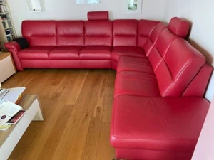 Himolla Polstergarnitur Longlife Soft Paprika Stellmaß komplett 312 x 350cm - Bild 1 von 4
