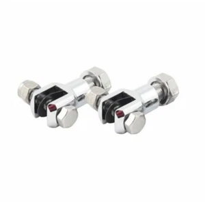Staffe per Pedanine Harley Davidson Universali Supporti Cromati Attacco Moto - Foto 1 di 5