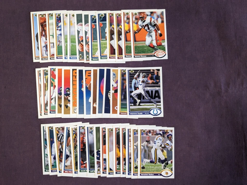 1991 Upper Deck Football '90 Hologram Back Error Variation - - Pick A Card - - - Image 1 of 1