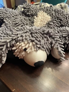 Plush Dog Lovesac Zoobies Spade The Dog Removeable Blanket 16 In  - Picture 1 of 5