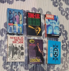 Vintage Hip Hop Rap Single Six Cassette Tape Lot - Bild 1 von 10