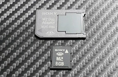 Scheda di memoria 8GB Sony Memory Stick Pro Duo M2 + adattatore - Immagine 1 di 2