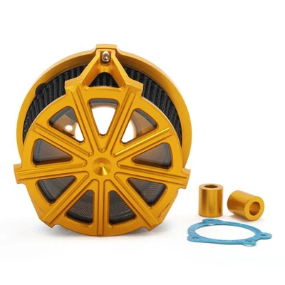 For Harley 91-25 Sportster 1200 XLH1200 Low XL1200T Aluminum Air Filter Cleaner Foto 1 de 4