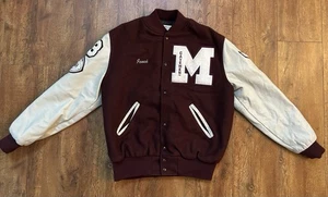Mishawaka Indiana Cavemen Varsity Jacket 2003 Women’s Size Medium - Picture 1 of 5