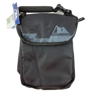 Neu Artic Zone faltbare Brotzeittasche mit Griff schwarz thermisch isoliert mit Microban - Bild 1 von 9