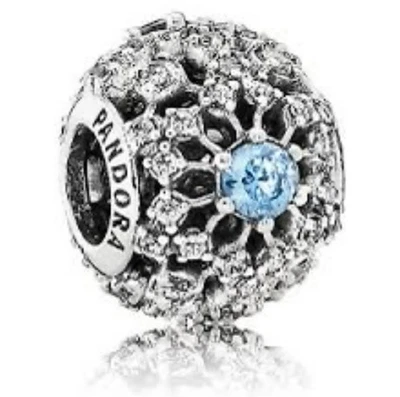 Disney Pandora Cinderella's Wish Snowflake Charm Bead - Image 1 of 4