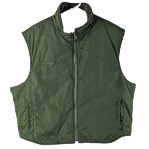 R&R Uniform Vest Mens 2XL Green Fleece Lined Made USA Border Patrol Thinsulate - Picture 1 of 14