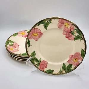 5-VTG Francisican Desert Rose 8" Salatteller USA handbemalt - Bild 1 von 7