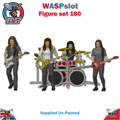 Juego de figuras 180, 4 piezas banda Heavy Metal - escala 1/32 - Imagen 1 de 4