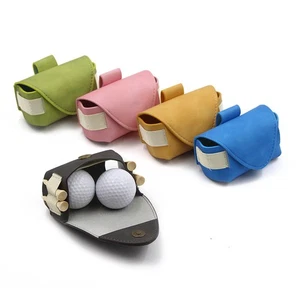Bolsa de cuero para pelotas de golf bolsa soporte para camiseta cinturón clip bolsa accesorios de golf - Imagen 1 de 20