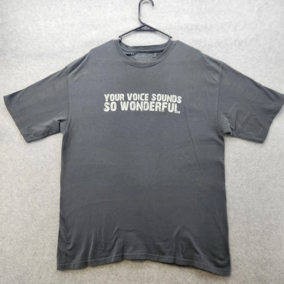 Margaritaville Caribbean Soul Tour Men’s Black White  T-shirt Size XL 100 % Cott - Image 1 of 4